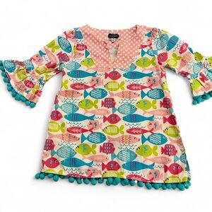 Mud Pie Fun Colorful Fish Top